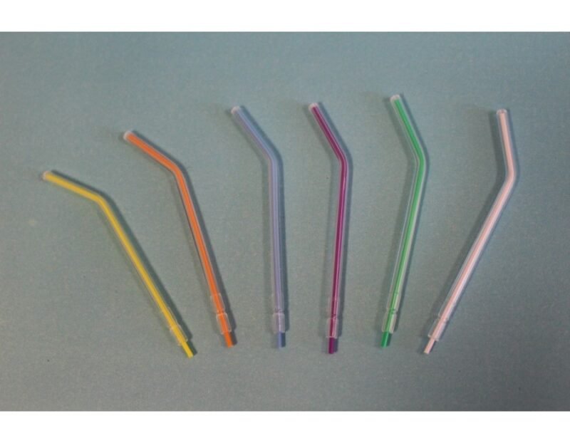 TMG (Woodpecker) Disposable Air water Syringe Tips - Clear tips / Colore cores, Clear - 500/Bag