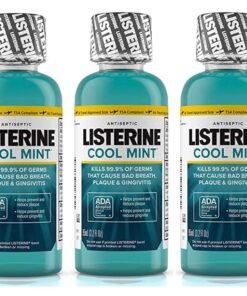 Listerine®  Mouthwash (Mouth rinse), Cool Mint, 95mL 12 Pack : (3.2 oz) Travel Size