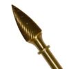 Abbott-Robinson™ Dust Shield Burs 1/4″ Shank 1/2" Head Lathe Burs 1/2" Flame (C1/2") Dual Cut Regular HP Carbide Bur