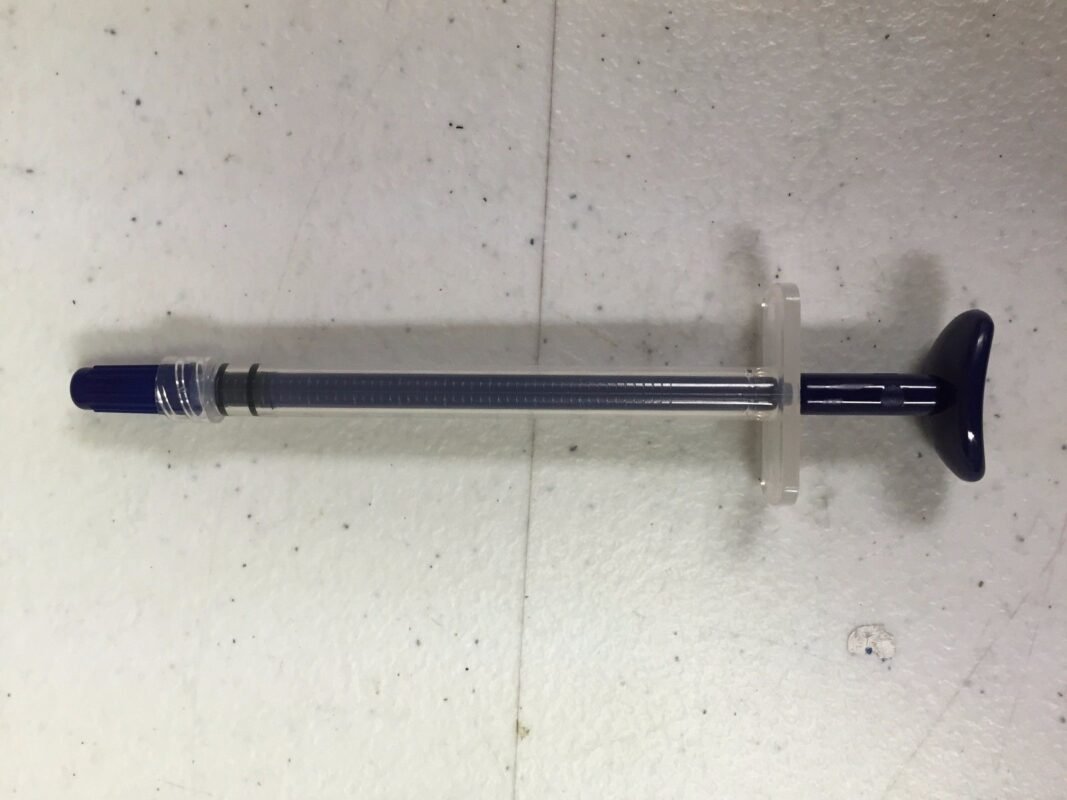 Luer Lock 1cc/1mL Syringes W/ Caps blue plunger - 10 pcs / Bag - US Seller